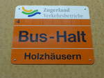 ZVB Zug/662311/205239---zvb-haltestelle---holzhaeusern-- (205'239) - ZVB-Haltestelle - Holzhusern - am 18. Mai 2019 in Neuheim, ZDT