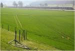 Ein Bahn-/Landschaftsbild, aber in ungew�hnlicher Aufteilung.