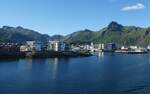 (288'608) - Im Hafen von Svolvaer am 15.