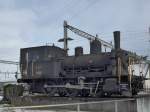 Dampflokomotiven/410569/158541---sbb-dampflokomotive---nr-8487 (158'541) - SBB-Dampflokomotive - Nr. 8487 - am 1. Februar 2015 beim Bahnhof Buchs