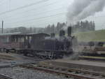 (217'942) - BSB-Dampflokomotive - Nr. 51 - am 14. Juni 2020 im Bahnhof Sumiswald-Grnen