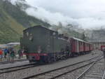 Dampflokomotiven/711711/219942---dfb-dampflokomotive---nr-704 (219'942) - DFB-Dampflokomotive - Nr. 704 - am 22. August 2020 in Gletsch