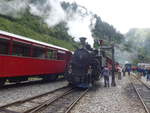 Dampflokomotiven/711780/219945---dfb-dampflokomotive---nr-4 (219'945) - DFB-Dampflokomotive - Nr. 4 - am 22. August 2020 in Gletsch