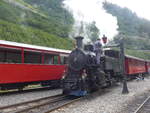 Dampflokomotiven/711782/219947---dfb-dampflokomotive---nr-4 (219'947) - DFB-Dampflokomotive - Nr. 4 - am 22. August 2020 in Gletsch