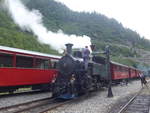Dampflokomotiven/711783/219948---dfb-dampflokomotive---nr-4 (219'948) - DFB-Dampflokomotive - Nr. 4 - am 22. August 2020 in Gletsch