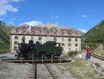 Dampflokomotiven/712321/219996---dfb-dampflokomotive---nr-704 (219'996) - DFB-Dampflokomotive - Nr. 704 - am 22. August 2020 in Gletsch