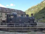 Dampflokomotiven/712327/220002---dfb-dampflokomotive---nr-9 (220'002) - DFB-Dampflokomotive - Nr. 9 - am 22. August 2020 in Gletsch