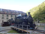 Dampflokomotiven/712328/220003---dfb-dampflokomotive---nr-9 (220'003) - DFB-Dampflokomotive - Nr. 9 - am 22. August 2020 in Gletsch