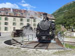 Dampflokomotiven/712422/220006---dfb-damplokomotive---nr-9 (220'006) - DFB-Damplokomotive - Nr. 9 - am 22. August 2020 in Gletsch