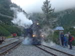Dampflokomotiven/712424/220008---dfb--dampflokomotive---nr (220'008) - DFB- Dampflokomotive - Nr. 1 - am 22. August 2020 in Gletsch