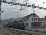 Dampflokomotiven/718425/221964---dvzo-dampflokomotive---nr-2 (221'964) - DVZO-Dampflokomotive - Nr. 2 - am 18. Oktober 2020 im Bahnhof Bretswil