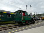Dampflokomotiven/780931/236794---feldschloesschen-dampflokomotive-am-5-juni (236'794) - Feldschlsschen-Dampflokomotive am 5. Juni 2022 in Brugg, Bahnpark