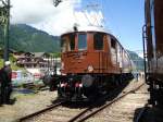 (145'559) - BLS-Lokomotive - Nr. 208 - am 30. Juni 2013 in Frutigen (100 Jahre BLS)