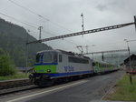 (171'516) - BLS-Lokomotive - Nr. 504 - am 28. Mai 2016 im Bahnhof Boltigen