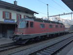 (202'654) - SBB-Lokomotive - Nr. 11'618 - am 20. Mrz 2019 im Bahnhof Landquart