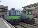 (214'401) - BLS-Lokomotive - Nr. 504 - am 17. Februar 2020 im Bahnhof Spiez