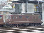 Elektrische Lokomotiven/694448/215300---bls-lokomotive---nr-182 (215'300) - BLS-Lokomotive - Nr. 182 - am 20. Mrz 2020 im Bahnhof Spiez