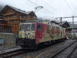 (222'706) - MOB-Lokomotive - Nr. 6006 - am 26. Oktober 2020 im Bahnhof Lenk