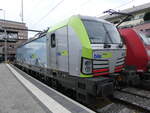 (259'676) - BLS-Lokomotive - Nr. 404 - am 26. Februar 2024 im Bahnhof Spiez