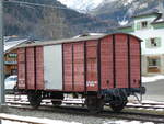 (231'722) - TMR-Gterwagen - Nr. 101 - am 2. Januar 2022 im Bahnhof Orsires