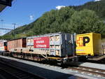 (266'233) - RhB-Gterwagen - Nr. 7757 - am 27. August 2024 im Bahnhof Scuol-Tarasp