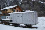(284'461) - SeTB-G�terwagen - Nr. 35 - am 30. Januar 2026 in Elm, Station