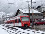 (148'734) - SBB-Pendelzug - Nr. RA38 - am 2. Februar 2014 im Bahnhof Le Chble