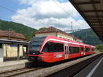 (181'056) - SBB-Pendelzug - Nr. 262 - am 12. Juni 2017 im Bahnhof Sonceboz-Sombeval