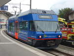 (207'668) - MIB-Pendelzug - Nr. 13 - am 9. Juli 2019 im Bahnhof Meiringen