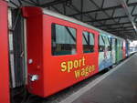 Personenwagen/589393/185271---ehemaliger-fobvz-personenwagen---nr (185'271) - Ehemaliger FO/BVZ-Personenwagen - Nr. B 4245 - am 26. September 2017 im Bahnhof Ribes de Freser