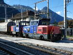 (240'569) - SBB-Rangierlokomotive - Nr. 923'001-2 - am 2. Oktober 2022 im Bahnhof Martigny