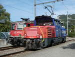 (255'669) - SBB-Rangierlokomotive - Nr. 923'002-0 - am 28. September 2023 im Bahnhof Oensingen