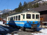 (178'668) - MOB-Triebwagen - Nr. 1002 - am 19. Februar 2017 im Bahnhof Lenk