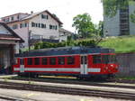 (181'043) - CJ-Triebwagen - Nr. 616 - am 12. Juni 2017 im Bahnhof Tramelan