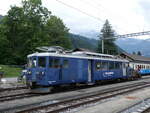 (277'207) - MOB-Triebwagen - Nr. 3002 - am 21. Juni 2025 im Bahnhof Lenk