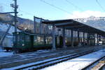 (283'696) - CEG-Triebwagen - Nr. 116 - am 3. Januar 2026 im Bahnhof Gstaad