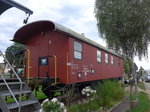Unterhaltsfahrzeuge/521899/174091---sbb-materialwagen---nr-96 (174'091) - SBB-Materialwagen - Nr. 96 32 818-2 - am 20. August 2016 in Bsingen, Bahnhof