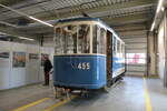 (286'073) - VBZ-Tramanh�nger - Nr. 455 - (ex VBSH Schaffhausen Nr. 55) am 11. April 2026 in Schaffhausen, Regionalbusgarage VBSH