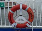 (287'722) - Rettungsring auf dem MS Finnswan am 8. Juni 2026 in Malm�