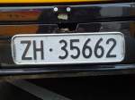 (142'007) - Autonummer aus der Schweiz - ZH 35'662 - am 21. Oktober 2012 in Flamatt, Bernstrasse