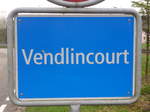 (179'338) - Ortstafel von Vendlincourt am 2.