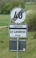 (286'486) - Ortsende von Nods am 28. April 2026