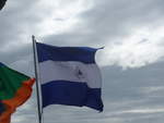 (211'969) - Fahne von Nicaragua am 22. November 2019 in Nicaragua