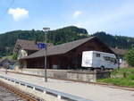 (193'742) - Der Bahnhof Trubschachen am 3. Juni 2018