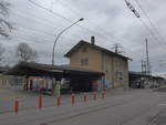 (203'462) - Der Bahnhof Gmligen am 7.