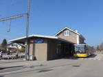 (203'777) - Der Bahnhof Courgenay am 15.