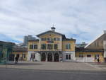 (214'626) - Der Bahnhof Baden am 20. Februar 2020