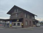(225'231) - Der Bahnhof Wimmis am 26.
