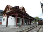 (234'880) - Der alte Bahnhof Frutigen am 29.