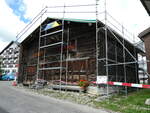 (239'233) - Das Zwingli-Geburtshaus am 20. August 2022 in Wildhaus